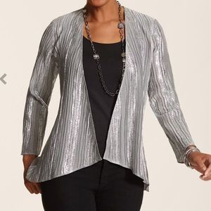 Chico’s Sparkle Texture Jacket sz 16